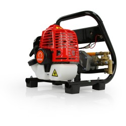 Irroratore Nebulizzatore a Scoppio | 25 bar | 12 L/min | Tubo Lancia 10 m | Pompa Motopompa Diserbo