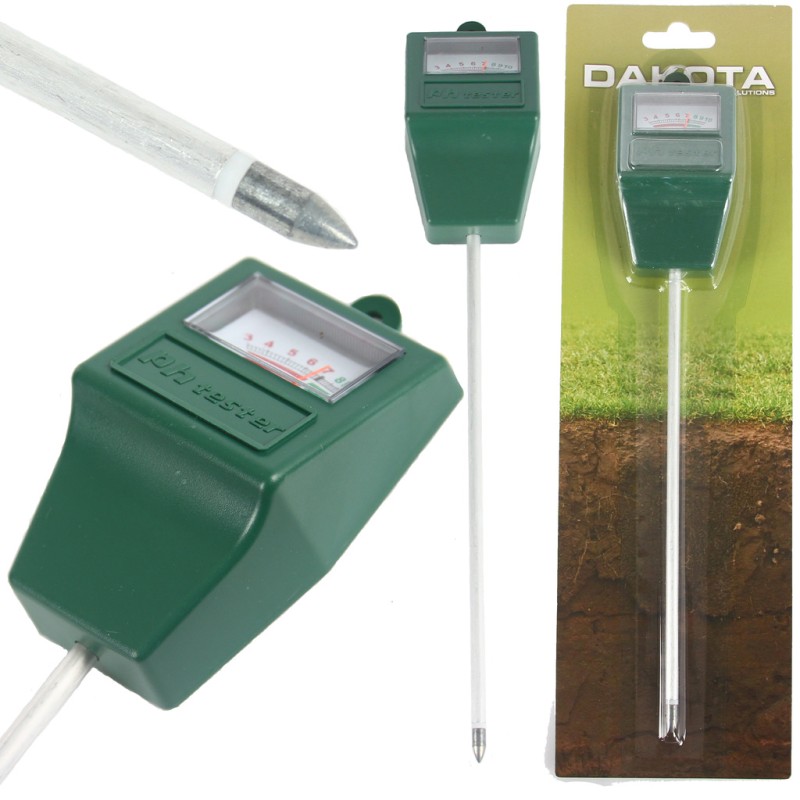 Misuratore Tester pH del Suolo Phmetro | 19 cm | Scala di Misurazione 3-10 Misuratore Tester pH del Suolo Phmetro | 19 cm | Scala di Misurazione 3-10