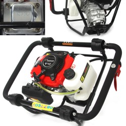 Motore a combustione 63cc per mototrivella Trivellatrice giardino terreno 5.2CV a scoppio Benzina 4 Tempi 50 Nm