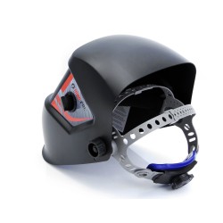 Maschera Casco Saldatura Autoscurante per MIG TIG MAG MMA| Campo Visivo 92,5 x 42,5 mm | Regolabile