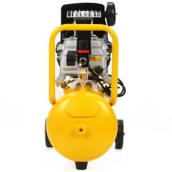 Compressore aria 24 litri lubrificato da 2HP 8 bar a olio carellato 216 lt/min Huragan