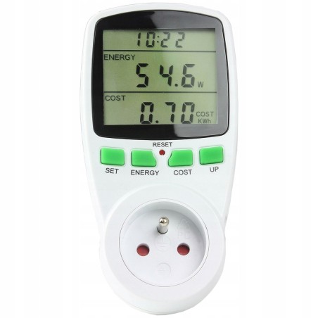 Misuratore elettrico Contatore digitale Consumo energia potenza Corrente Watt