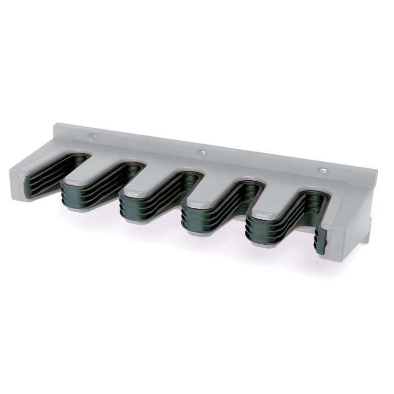 Supporti Ganci per Attrezzi da Giardino | 9,8x31x7 cm | Grigio | in Plastica Supporti Ganci per Attrezzi da Giardino | 9,8x31x7 cm | Grigio | in Plastica