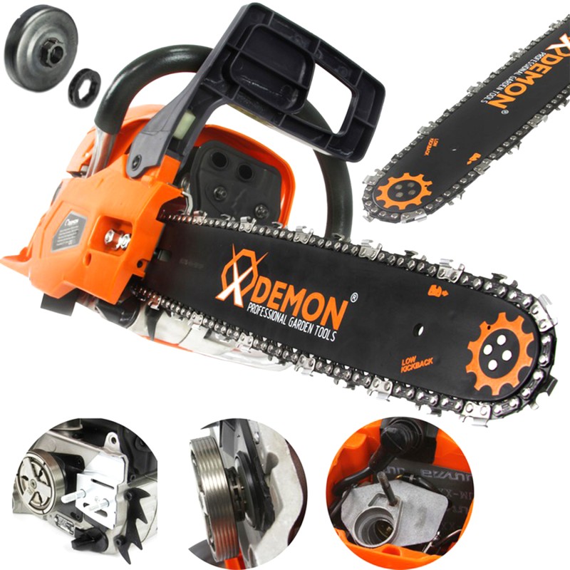 Motosega a scoppio sega potatura benzina CS-65T motore 61.5 cc 3.42CV barra 38cm