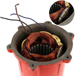 Elettropompa sommersa 2' 750W pompa elettrica per acque scure sporche