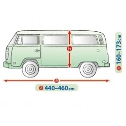 Telo Copriauto Copri Auto Macchina Perfect Garage per Transporter T2 Esterno | L. 560cm | H. 173 cm | Impermeabile Traspirante